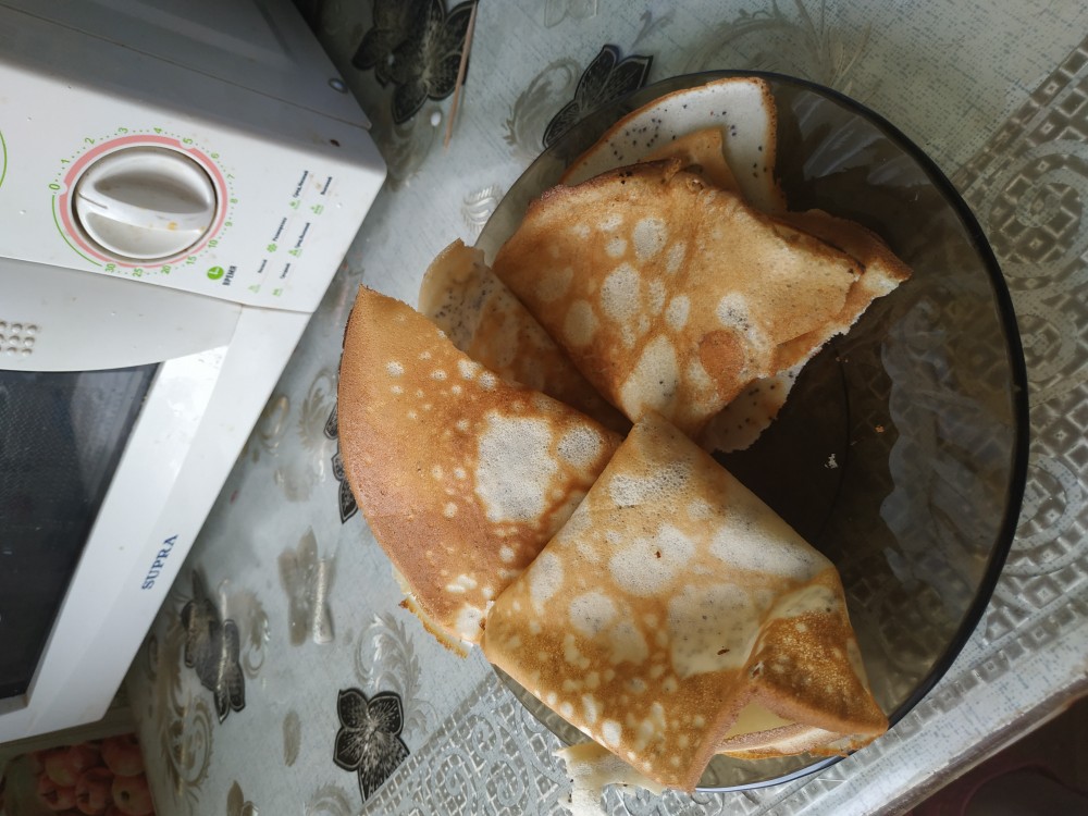 Блины с маком