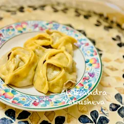 Манты с говяжьим фаршем