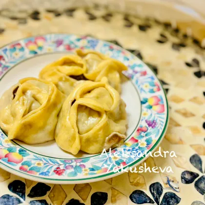 Манты с говяжьим фаршем