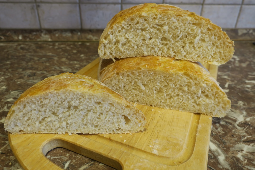 Нежный хлеб с рисовой кашей
