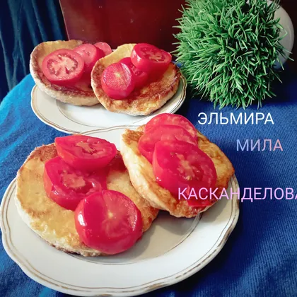 Гренки с помидорами