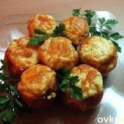 "Помидоры, фаршированные курицей"