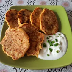 Тыквенные оладьи🥞