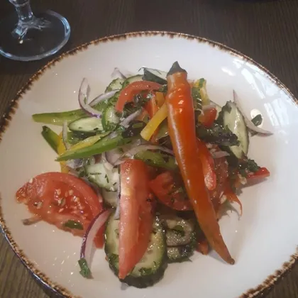 Овощной салат к мясу