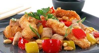 Куриное филе с орехами