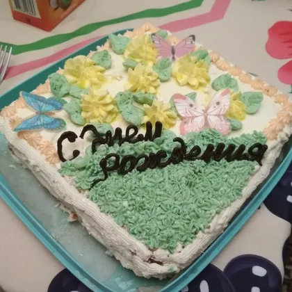 Торт 'С днём рождения'
