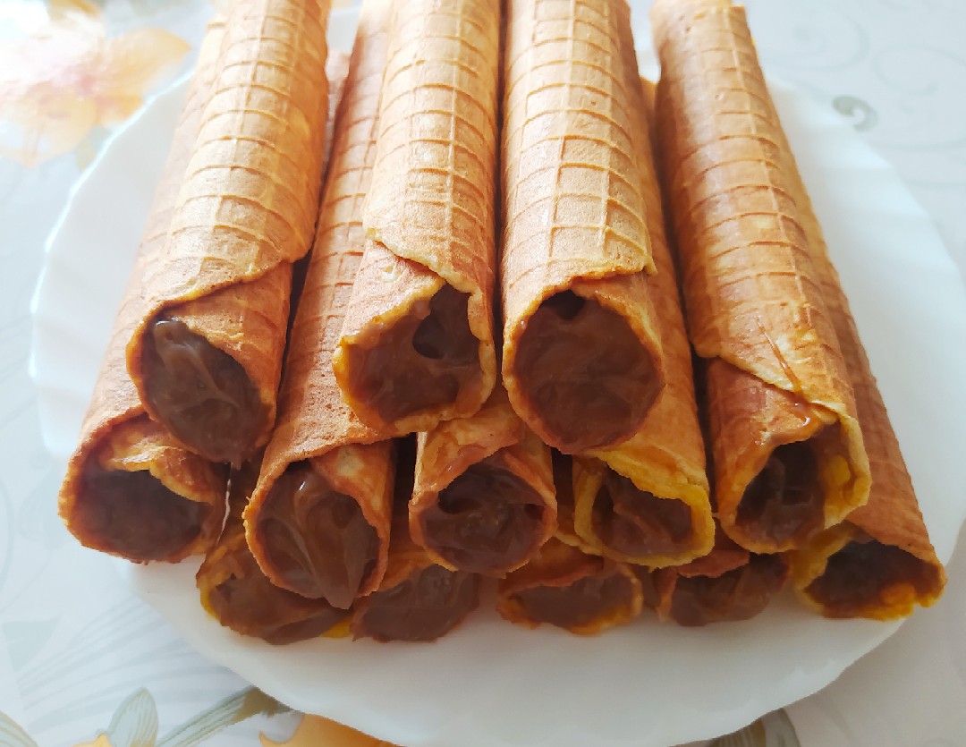 Вафли с начинкой 🤗