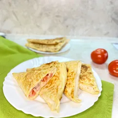 Конвертики из лаваша. Быстрый и вкусный завтрак для всей семьи