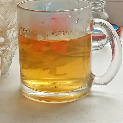 Травяной зелёный чай с лимоном