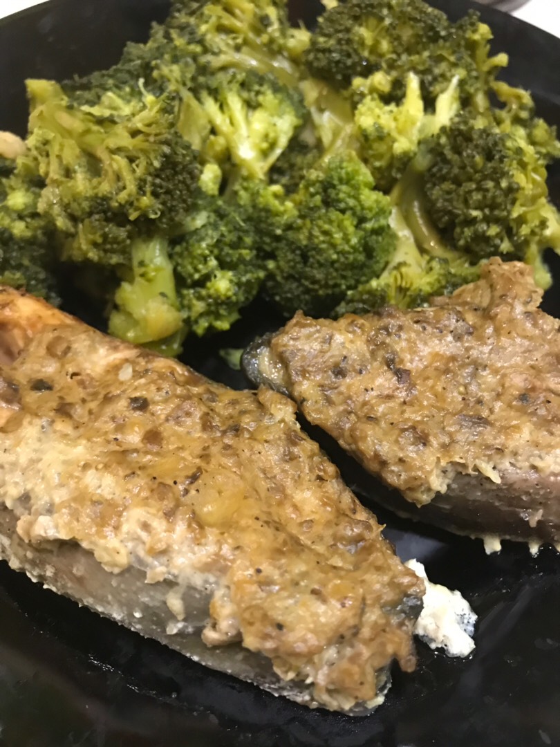 🐟Горбуша под грибным соусом