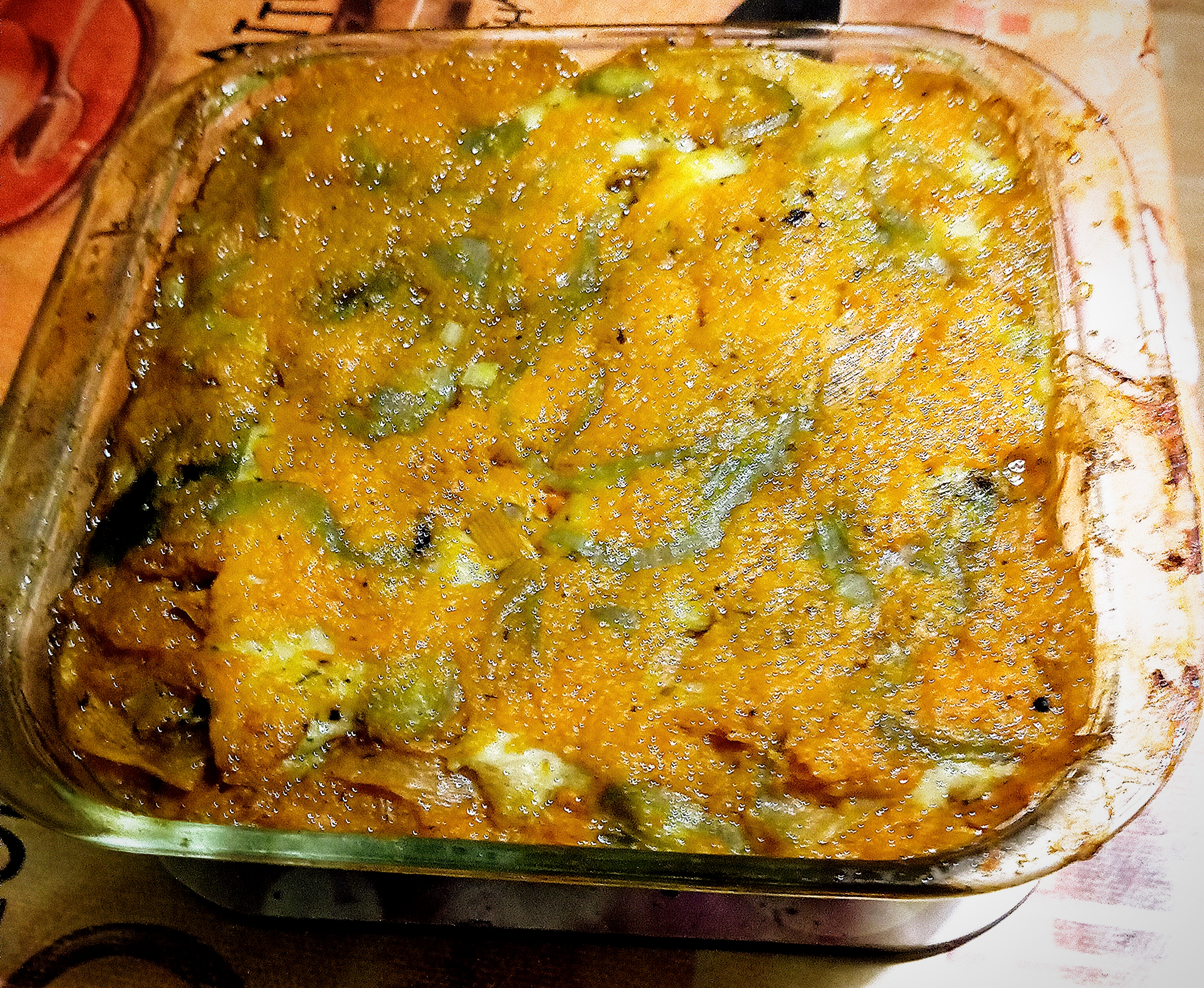 Рыба с бататом и овощами
