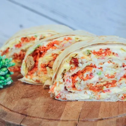 Рулет из лаваша 🌮