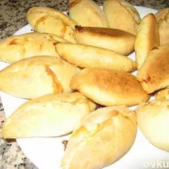 Пирожки с мясом из бездрожжевого теста