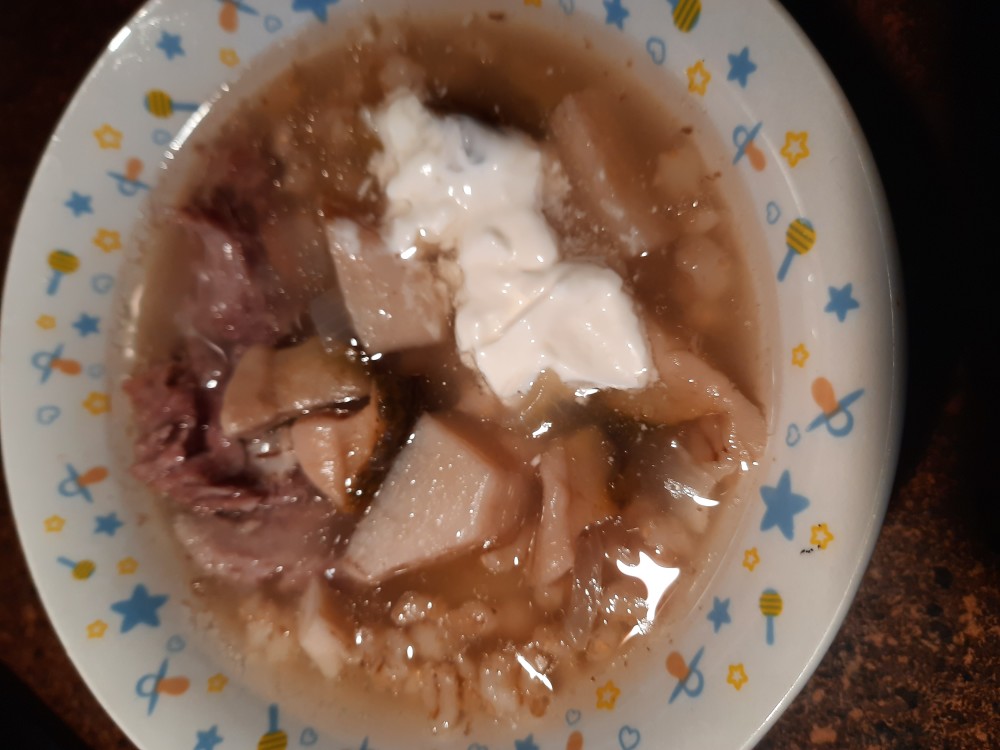 Суп из белых грибов с перловкой – кулинарный рецепт