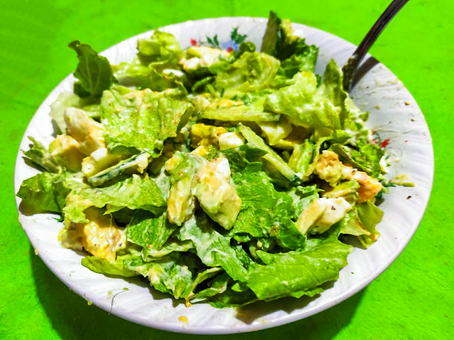 Салат с авокадо "Зеленый"