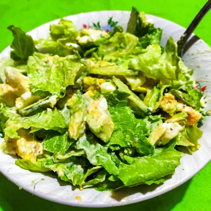 Салат с авокадо 'Зеленый'