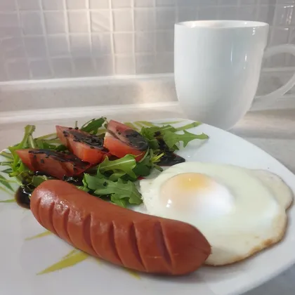 Завтрак для мужа (яичница)