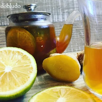 Невероятный чай с имбирем и медом #кулинарныймарафон