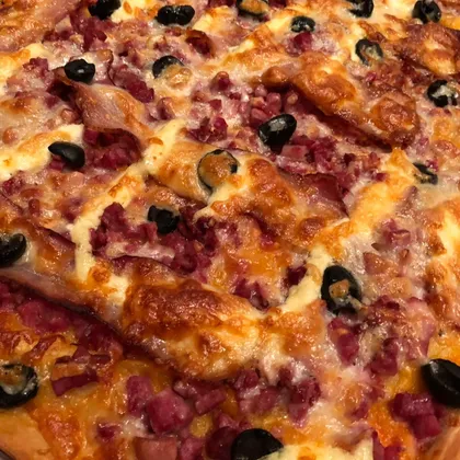 Совсем не пп #пицца из слоеного теста