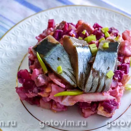 Салат из сельди комбинированный