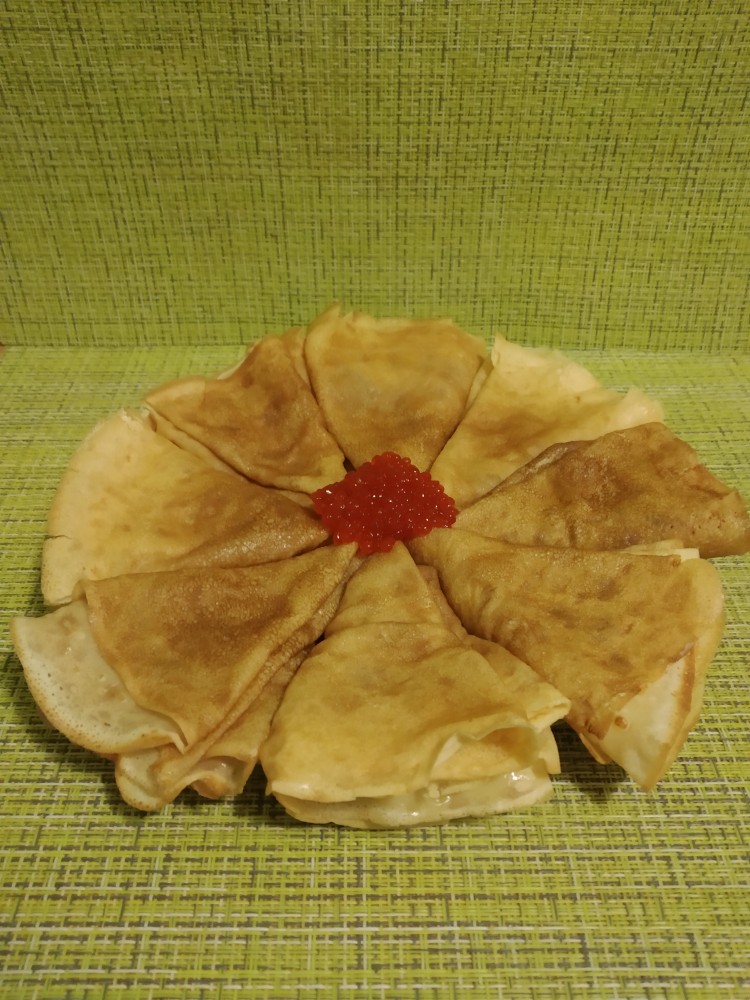Блинчики с икрой