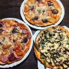 Быстрая пицца на сковороде 🍕