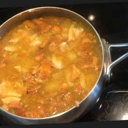 Суп с лисичкам на кастрюлю 2,5 литра