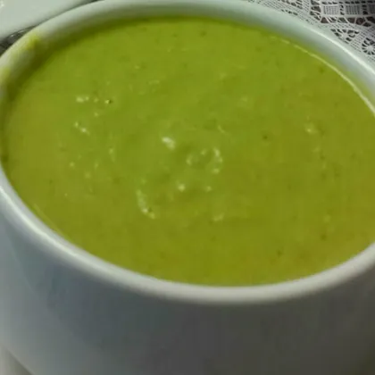 Крем-суп или суп-пюре из брокколи и шпината #пп