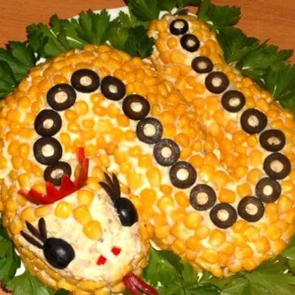 Салат "Змейка"🐍🐍🐍 на 8 марта