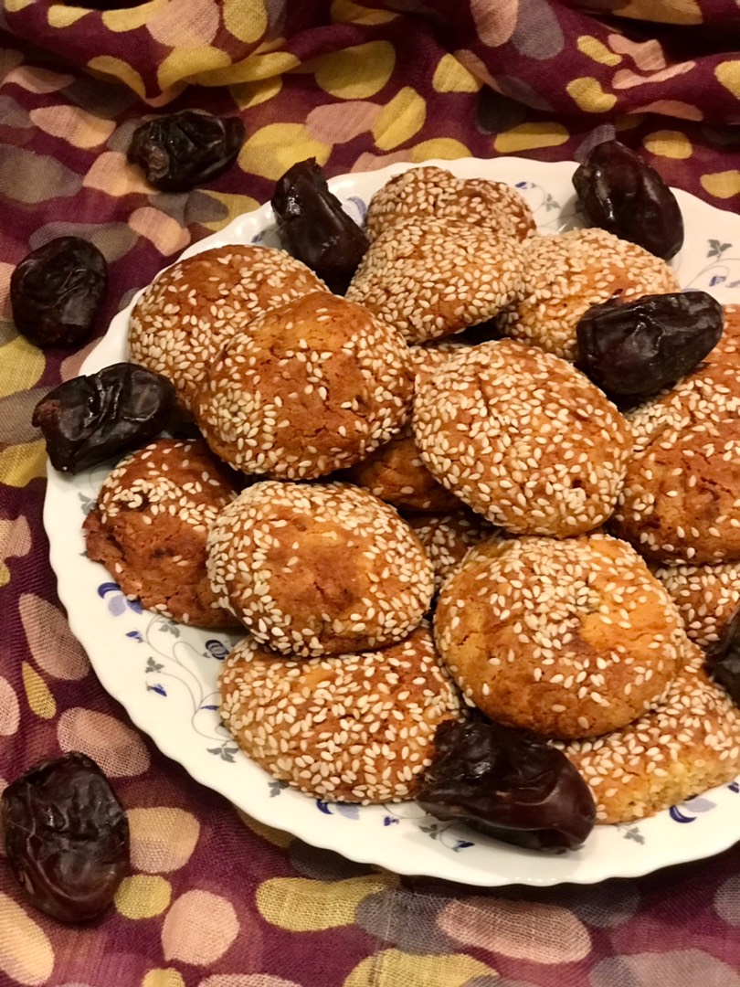 Нутовое печенье с финиками и апельсиновой цедрой 🍪🍊