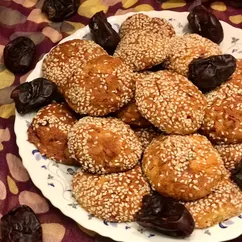 Нутовое печенье с финиками и апельсиновой цедрой 🍪🍊