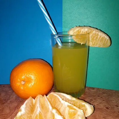 Домашний апельсиновый сок из 2 апельсинов