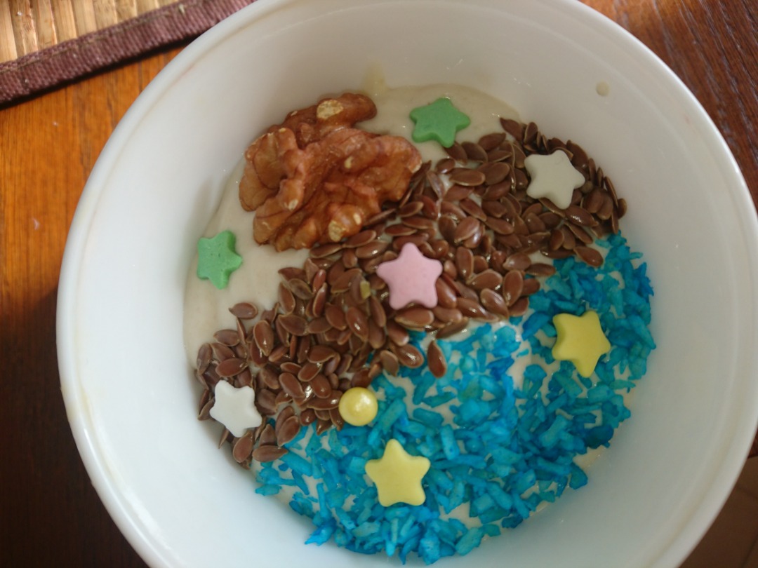 Творожно - банановый мусс