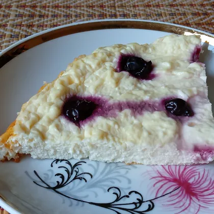 Творожная запеканка с ягодами