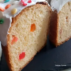 Творожные куличи с цукатами 