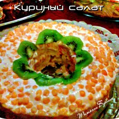 Куриный салат на праздник Светлой Пасхи