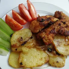 🍗🥣🍯Курочка в медово - чесночном соусе😋