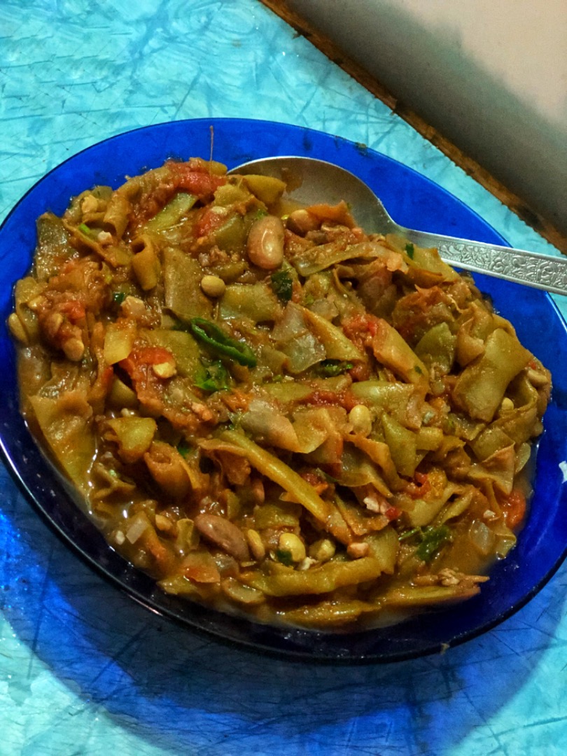 Лобио из зелёной стручковой фасоли