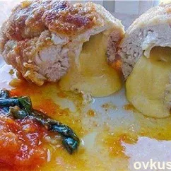 Нескучная грудка (куриная грудка с сыром в сухарях)