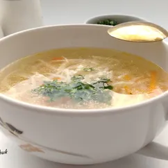 Куриный суп-лапша без картошки