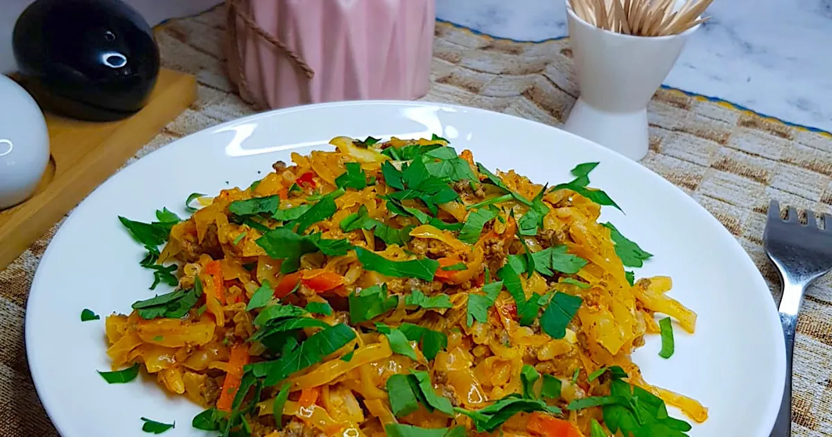 Тушёная капуста с фаршем и рисом рецепт с фото пошаговый от Евгения ...
