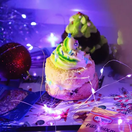 Капкейки-ёлочки | Christmas Tree Cupcakes
