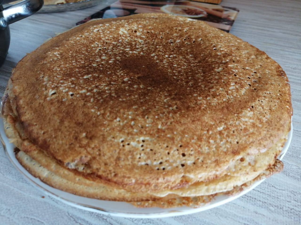 Блины на минеральной воде
