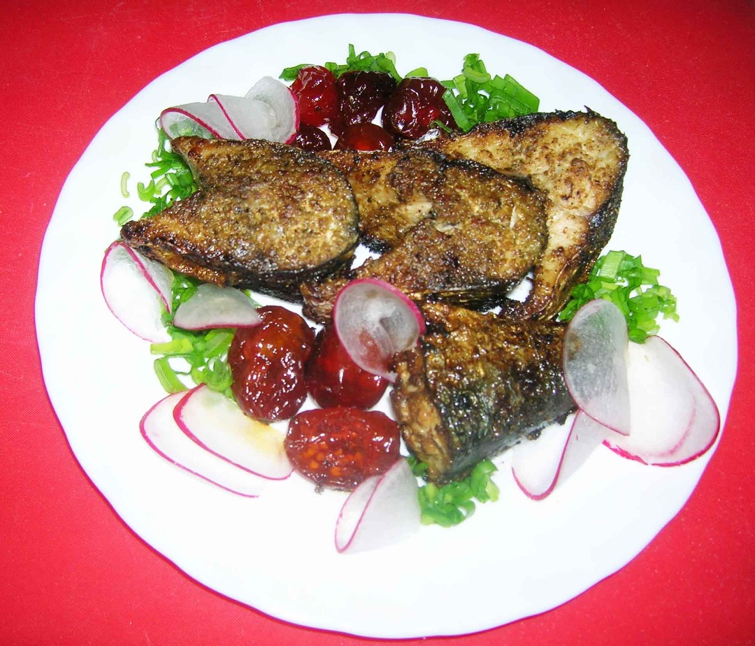 Скумбрия жареная