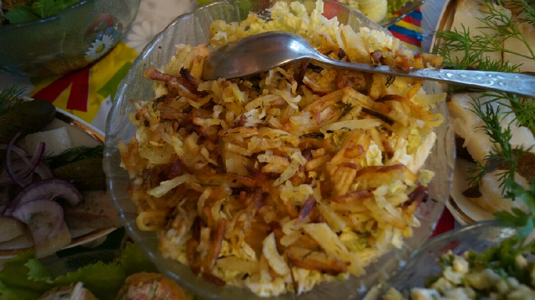 Арабский салат табуле с булгуром