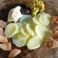 Картофель, тушенный в сковороде без масла