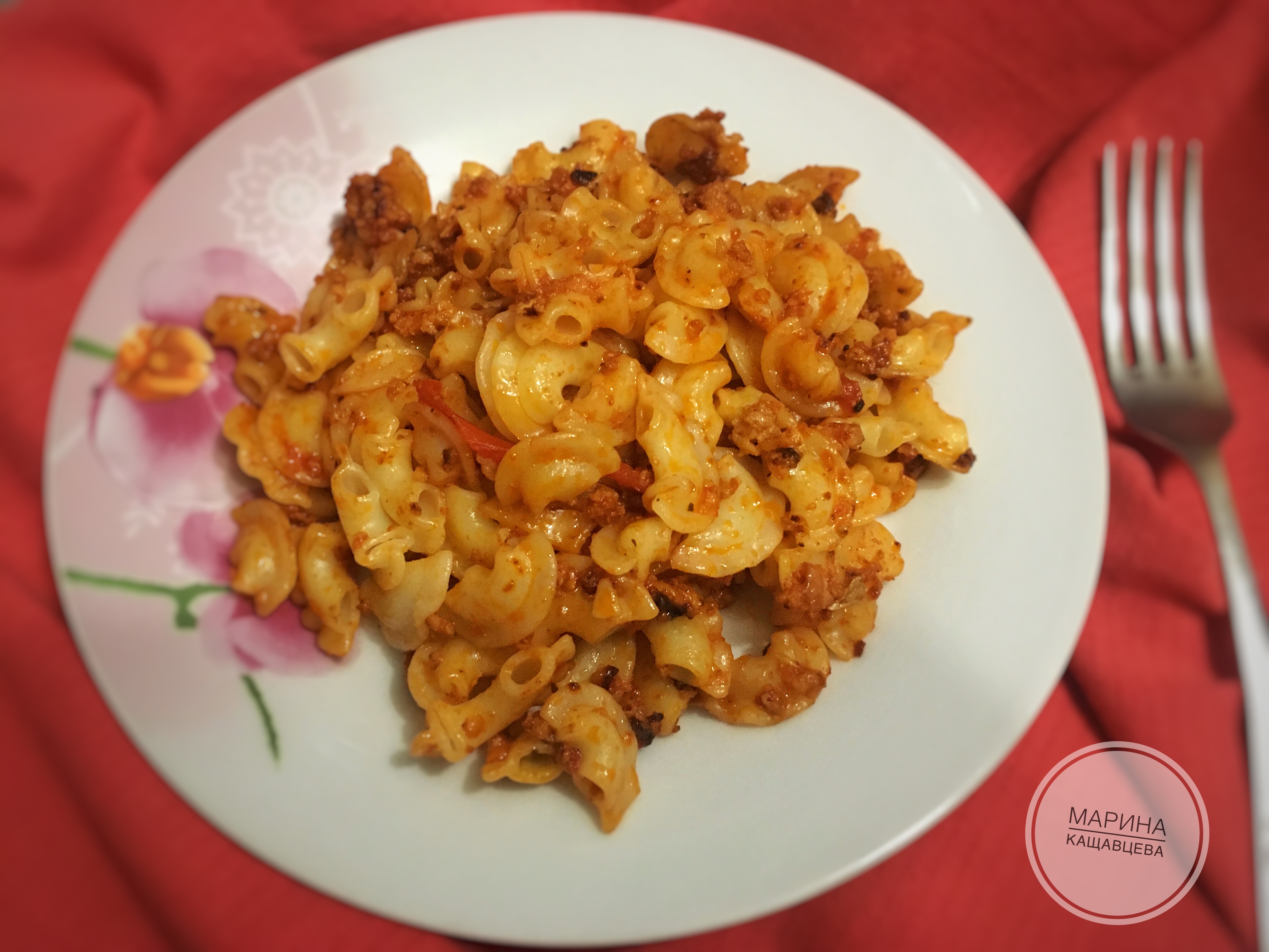 Макароны с фаршем