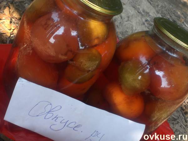 Компот из персиков на зиму