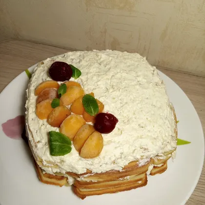 Торт из венских вафель