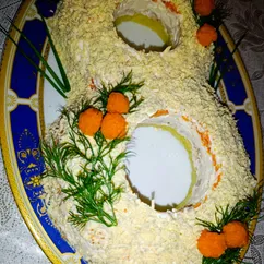 Салат на 8 марта "Мимоза"